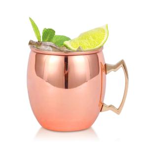 16oz Copper Plating Moscow Mule Drinking Mugs