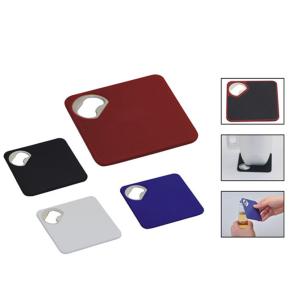 Square Coaster With Bottle Opener