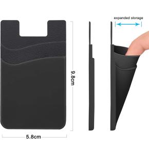 Double Layer Silicone Phone Wallets