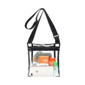 Custom Logo Clear TPU Shoulder Bag 9“x10