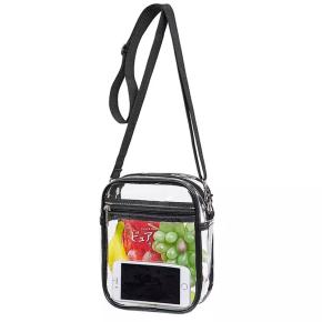 Clear Waterproof Zippered Sling Bag