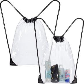 Clear Drawstring Cinch Backpack