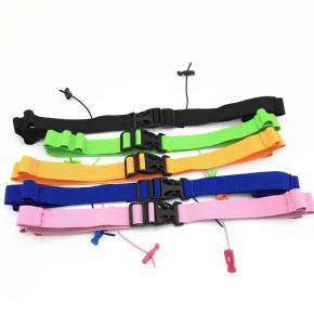 Adjustable Bib Race number gel belt with 6 gel loops