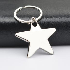 STAR METAL KEY RING