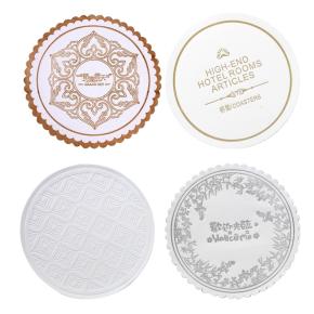 SOFT SCALLOPED EMBOSSED COASTER