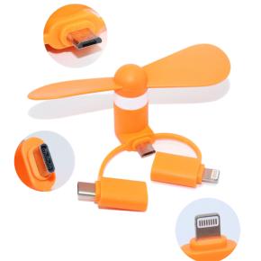 2 in 1 Mini Phone Fan