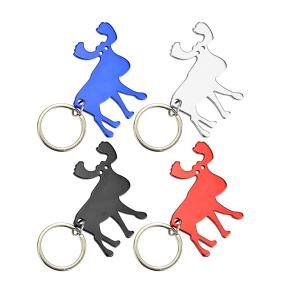 Elk Shape Bottle Opener Keychain